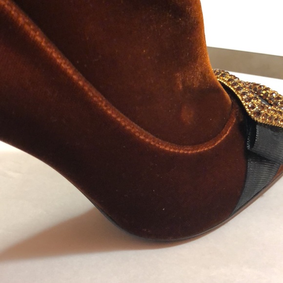 Escada Velvet Ankle Boots - Picture 3 of 15